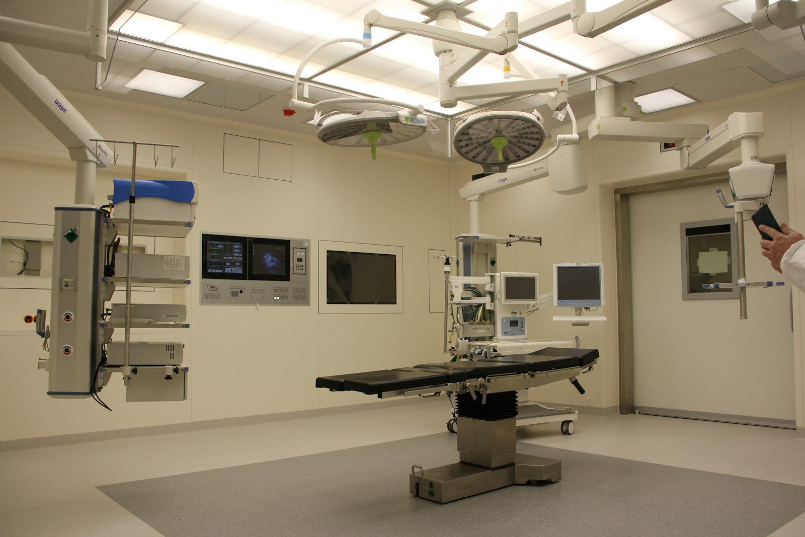 Clinical setting with medical equipment